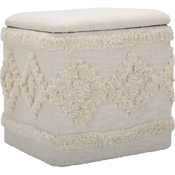 Taburet Taburet DAMASCO Quadrato béžový