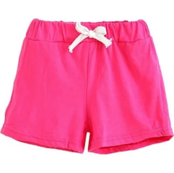 Dětské barevné kraťasy J2872 růžová 2