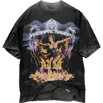 Pánské tenisky Represent Spirit Reaper Reign In Pain T-Shirt Vintage Black L