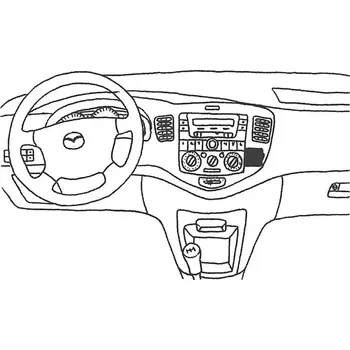 Handsfree sada do auta Konzole pro držák mobilního telefonu do Mazda MPV