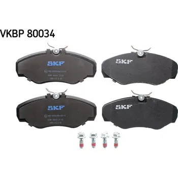 Brzdová destička Sada brzdových destiček, kotoučová brzda SKF VKBP 80034