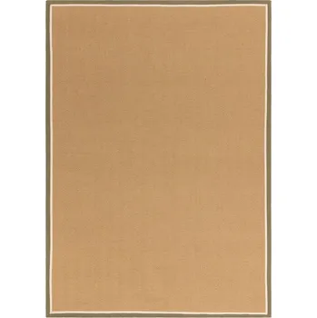 Koberec Khaki/v přírodní barvě oboustranný/ručně tkaný jutový koberec 240x340 cm Bordo Herringbone Khaki – Asiatic Carpets ID_1821616