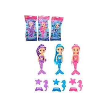 Panenka Panenka mořská panna, 3 barvy 17 cm