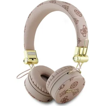 Sluchátka Bezdrátová sluchátka GUESS bluetooth ENC GUBH70EPOSMW (PU Peony Script Round Shape) hnědá