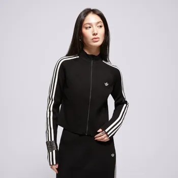 Dámská mikina Adidas Mikina Rozepínací Slim Knit Tt Černá 36