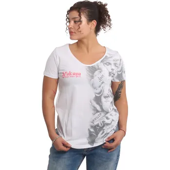 Dámská móda Dámské tričko Wise Kids Curved V Neck T-Shirt - 2XL