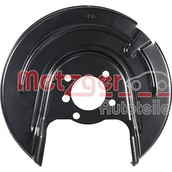 Brzdový systém Ochranný plech proti rozstřikování, brzdový kotouč METZGER 6115536