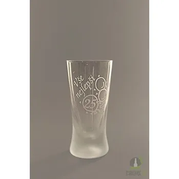 Pískovaný panák - 25 let (balónky)