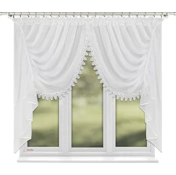 Záclona BytoTex Hotová voálová záclona LG11/4, 400x150 cm