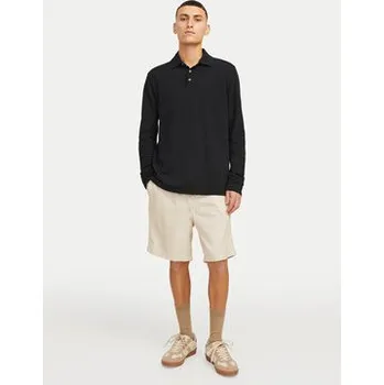 Pánská košile Jack & Jones Polokošile William 12269034 Černá Regular Fit L