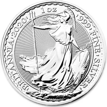 Investiční stříbrná mince 1 Oz Britannia 2020