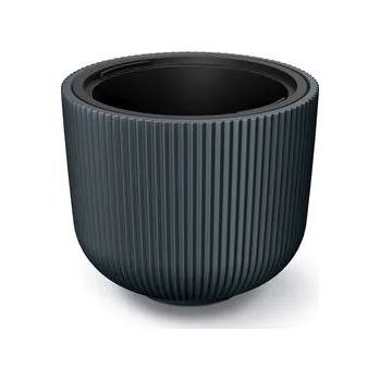 Zahrada Květináč MILLY s vkladem 46,9 cm - barva: antracit