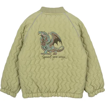 MIKK-LINE Voděodolná bunda s drakem Velikost: 122 Růžová 122