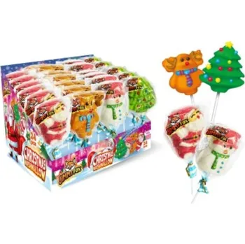 Bonbon Jimmy Fox Christmas Marschmallow Lollipop lizátko 35g