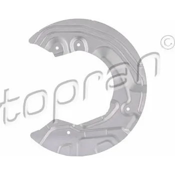 Brzdový kotouč Ochranný plech proti rozstřikování, brzdový kotouč TOPRAN 503 000 001