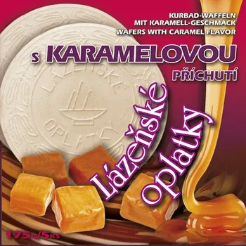 Lázeňské oplatky s karamelovou příchutí 175 g (1 ks)