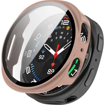 Příslušenství k chytrým hodinkám Ochranný Kryt pro Samsung Galaxy Watch 8 růžový