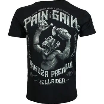 Pánské oblečení Pánské triko Yakuza Premium 3909 black velikost: 4XL