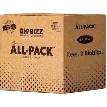 Zahrada Biobizz All Pack Outdoor, sada hnojiv Varianta: BOX 6x250 ml