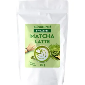 Allnature Matcha Latte prášek pro přípravu nápoje 170 g