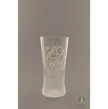 Pískovaný panák - 60 let (balónky)