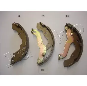 Brzdová čelist JAPKO Sada brzdových čelistí JPK 55592