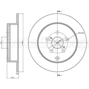 Brzdový kotouč Brzdový kotouč CIFAM 800-1010C