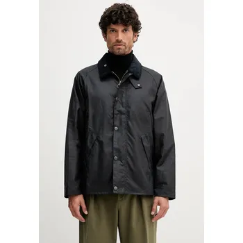 Pánská větrovka Bavlněná bunda Barbour, XXL, námořnická modř, 59X