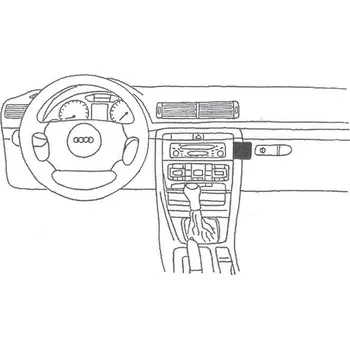 Konzole pro držák mobilního telefonu do Audi A4