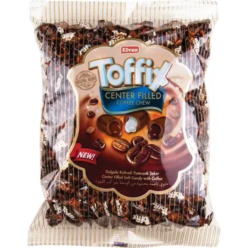 Cukrovinka TOFFIX karamelky plněné kávovým krémem 1 kg (1 ks)