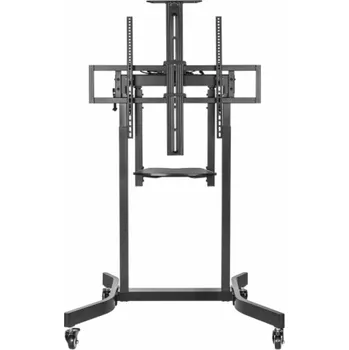 Televizní stolek Gembird Stojak pod tv z regulacj wysokoci mobilny 55-100 cali