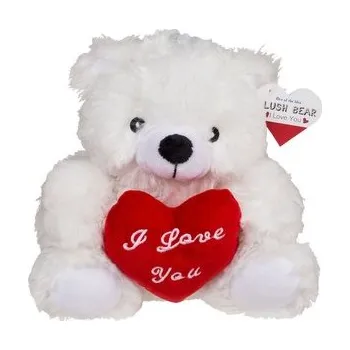 plyšák Plyšový medvídek se srdcem, I love you