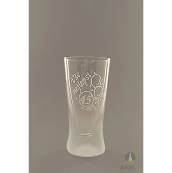 Pískovaný panák - 45 let (balónky)