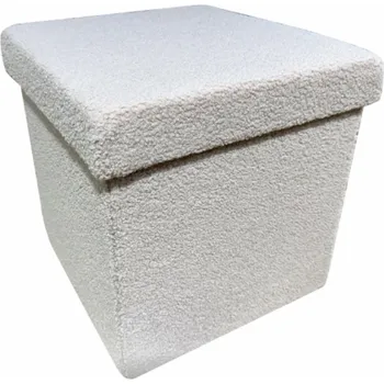 Nákupní taška Pouf Domoletti HS522-10, šedý, 38 cm x 38 cm x 38 cm