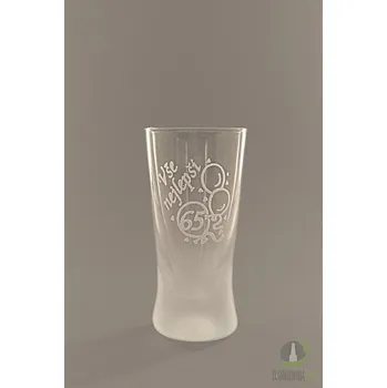 Pískovaný panák - 65 let (balónky)