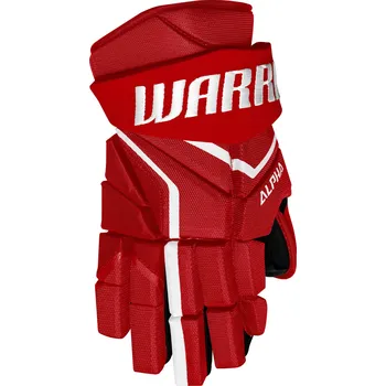 Hokejové rukavice Hokejové rukavice Warrior Alpha LX2 Max Red Senior 14 palců