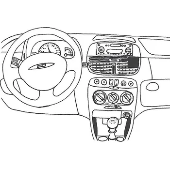 Handsfree sada do auta Konzole pro držák mobilního telefonu do Fiat Punto