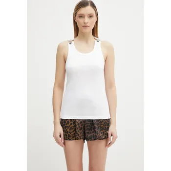 Bavlněný top Jean Paul GAULTIER Overall Engraved, S, bílá, 00X