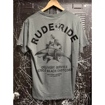 Pánské tričko Pánské triko Yakuza Premium BL200 grey olive velikost: XL