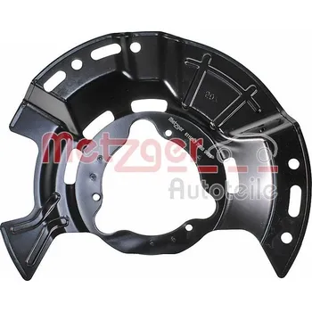 Brzdový systém Ochranný plech proti rozstřikování, brzdový kotouč METZGER 6115543