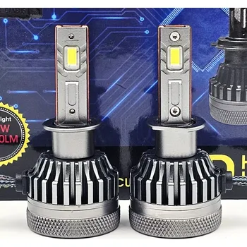 Autožárovka LED autožárovky H1 2x350W A7 PRO COB CANBUS 35000lm 6000K, TACPRO, sada 2ks (Sada LED H1 autožárovek do hlavních světlometů 2x350W)