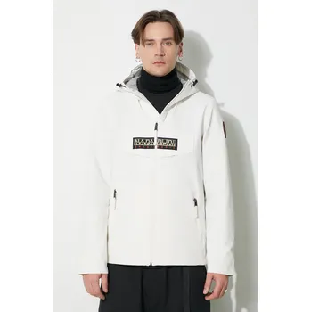 Pánská větrovka Bunda Napapijri Rainforest Open S NP0A4H2ON1A1 bílá 00X, vel. L