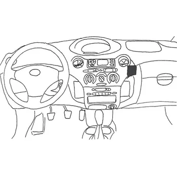 Handsfree sada do auta Konzole pro držák mobilního telefonu do Toyota Yaris