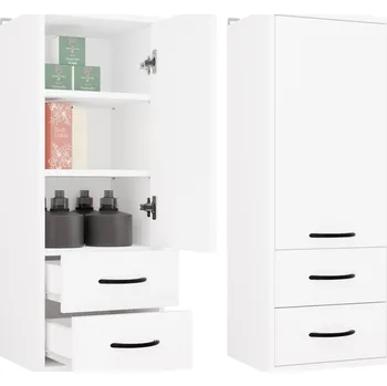 Koupelnový nábytek Horní závěsná koupelnová skříňka Nina II 35 cm bílá