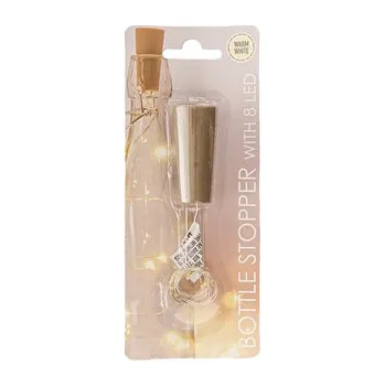 Vánoce LED světýlka do lahve 8LED