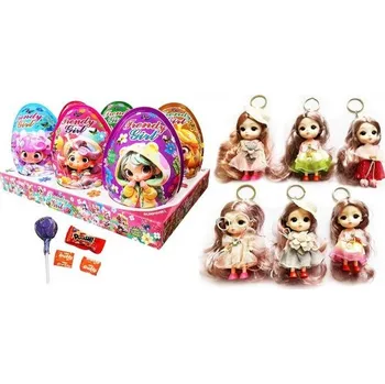 Cukrovinka Xxxl Trendy Girls plast.vejce, hračka,cu,25g (6 ks)