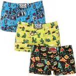 3PACK pánské boxerky Styx art klasická guma vícebarevné (3Q13188) S Možnost vrácení zboží ZDARMA do 120 dnů!