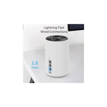 TP-LINK AXE5400 Whole Home Mesh Wi-Fi 6E Unit Tri-Band 574Mbps at 2.4GHz + 2402Mbps at 5GHz + 2402Mbps at 6GHz
