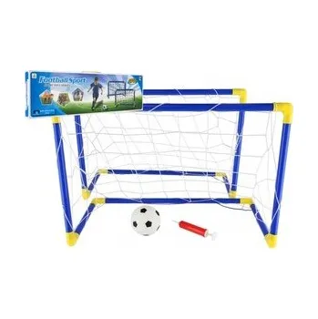 Hra na zahradu Branka fotbalová 2ks plast 60x41x29cm s doplňky v krabici 56x17cm