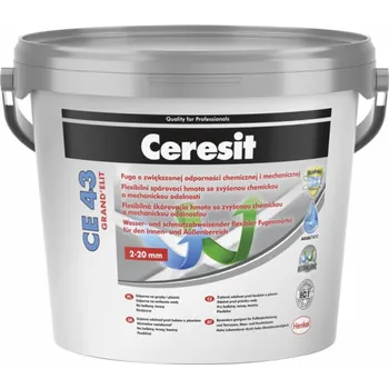 Tmel CERESIT Extra elastický tmel na spáry CE43/01 BÍLÝ, 5 kg